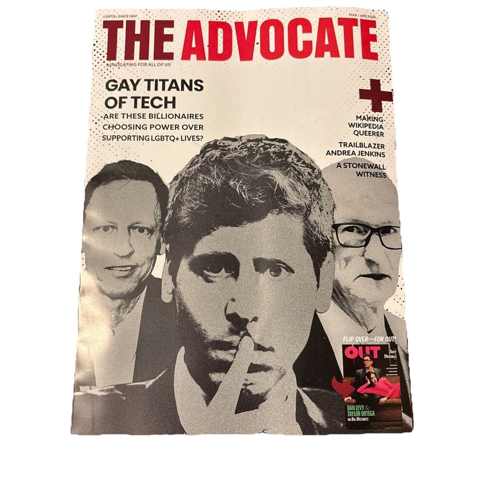 Out / The Advocate Magazine March / April 2026 LGBTQ Dan Levy Taylor Ortega NEW - Picture 6 of 9